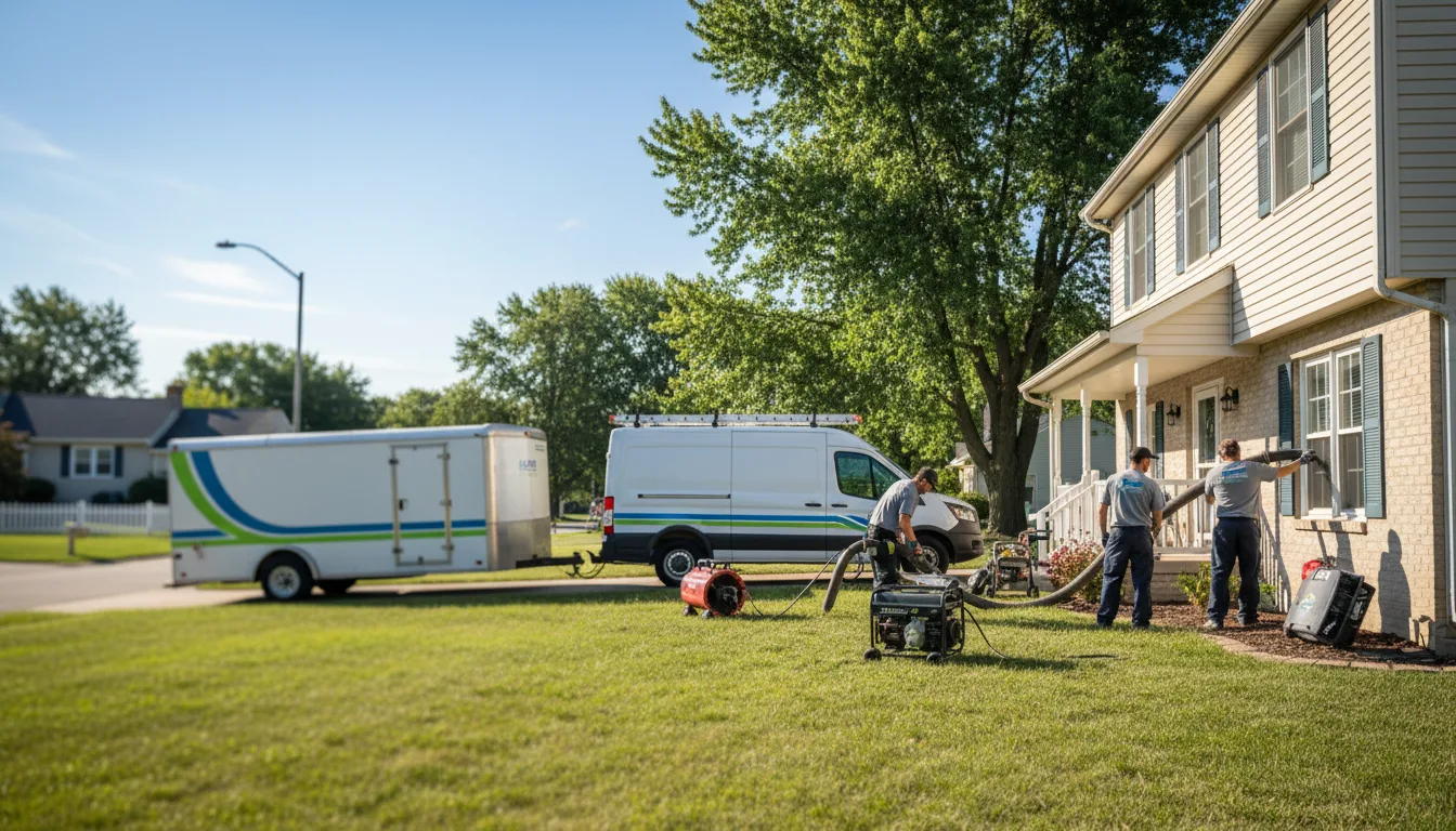 Flooded Basement Restoration And Cleanup With Repair in Vining, IA near me